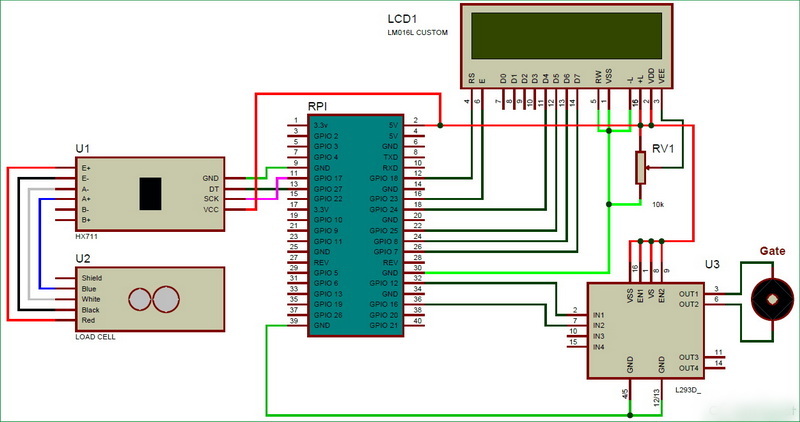 используйте тензодатчик с Raspberry Pi_3